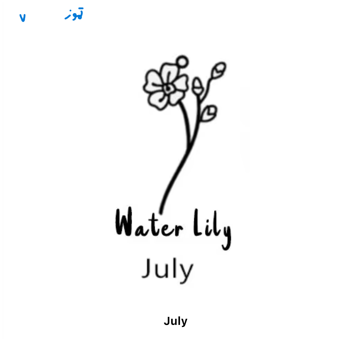 Birth Flower Necklace