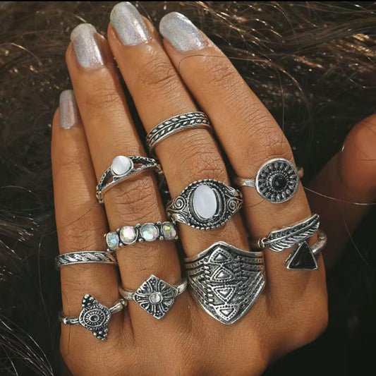 Geometry rings set
