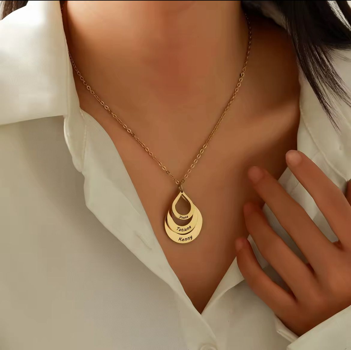 Water Drop Layers Necklace