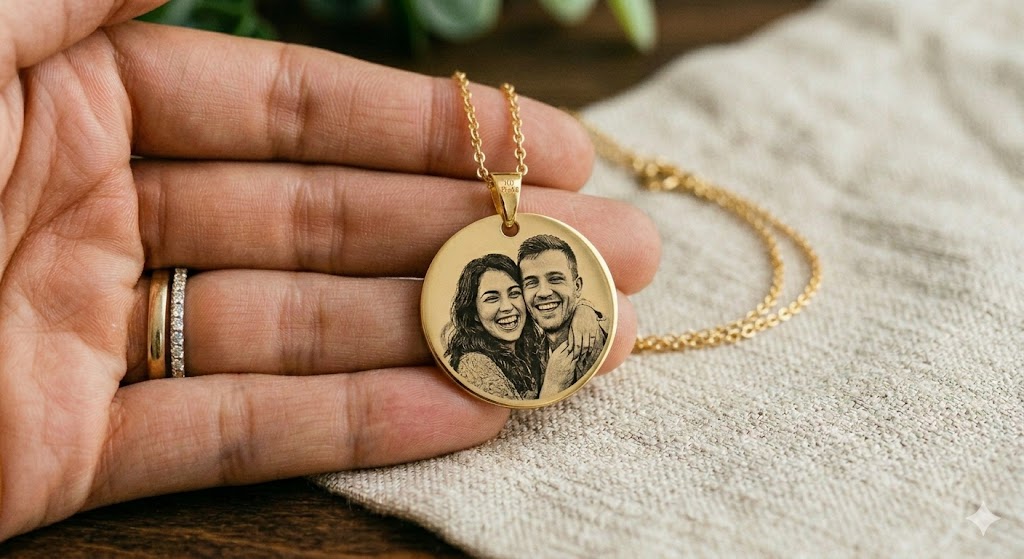 Customized picture on necklace